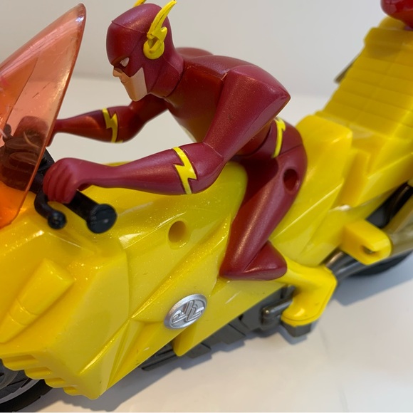 2003 Mattel Justice League Mission Vision The Flash Motorcycle DC Comics Vintage - Picture 10 of 11